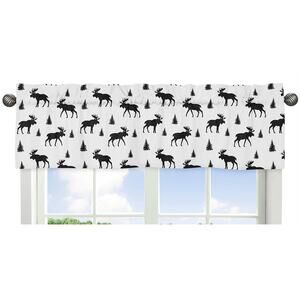 Sweet Jojo Designs Grey, Black and Red Woodland Plaid Flannel Moose Gray 2 Piece